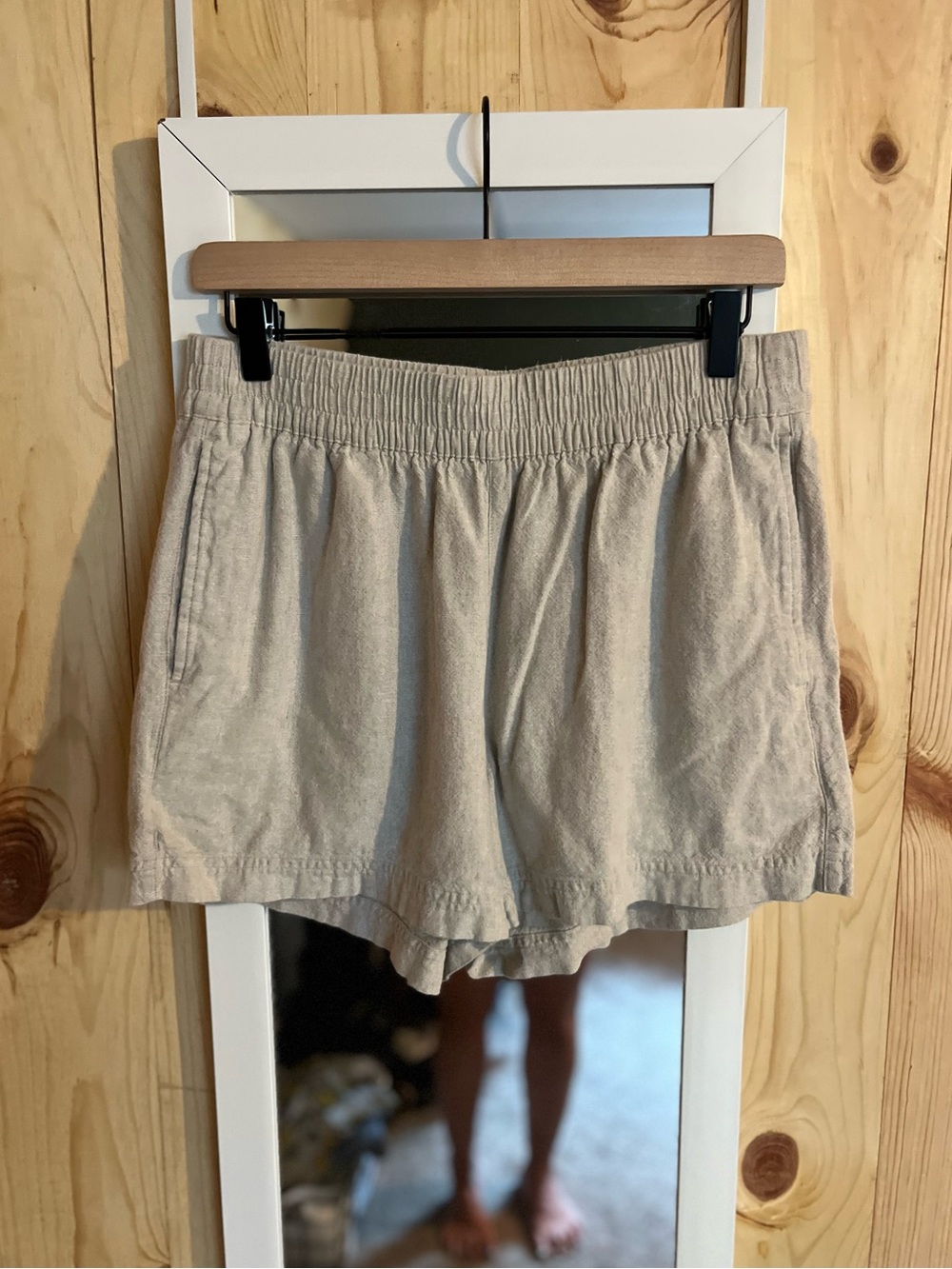 Old Navy Linen Blend Comfort Waistband Shorts